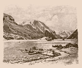 istock View from Odde into the Sørfjorden is a 38-kilometre long fjord that is one of the innermost branches of the main Hardangerfjorden 1357856135