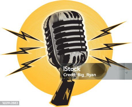 istock vintage halftone microphone 165942883