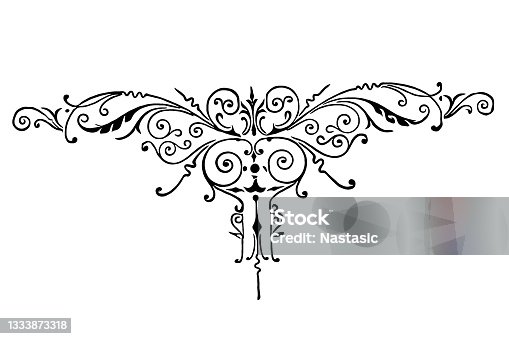 istock Vintage page ornament 1333873318