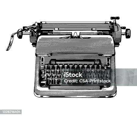 istock Vintage Typewriter 1328216404