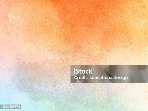 istock Watercolor background - abstract pastel color gradient with soft texture 1269109174