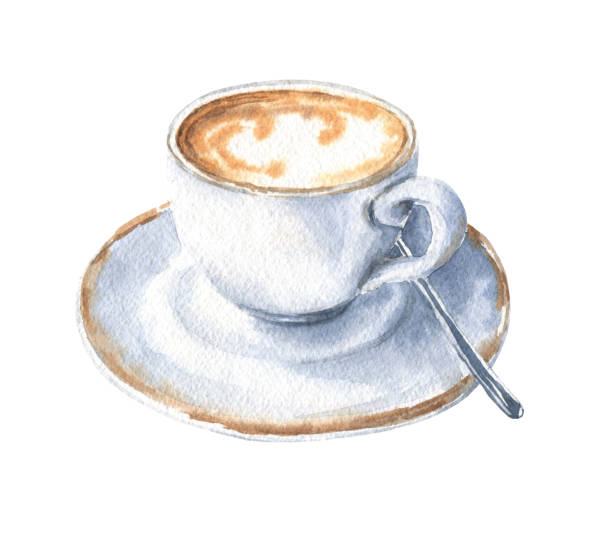 363 Cappuccino Foam Pictures Illustrations Clip Art Istock