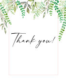 istock Watercolor illustration. Template for placing text, creating an invitation, adding a photo. Watercolor frame with elements of greenery, flora. 1272469481
