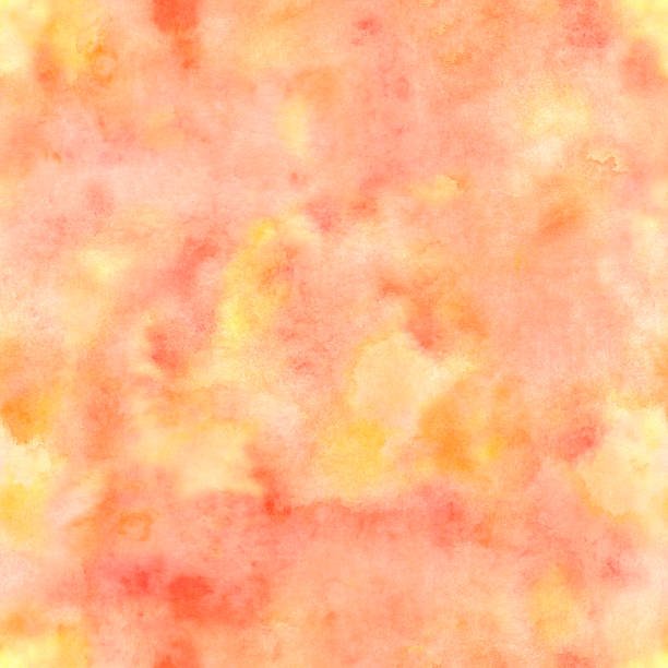 ilustrações de stock, clip art, desenhos animados e ícones de watercolor orange abstract background with splashes, drops. seamless pattern. - spot light orange