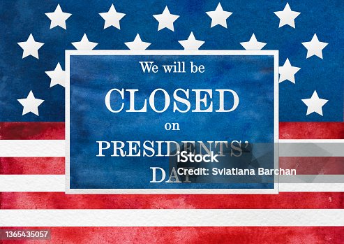istock We'll be closed for the holidays. Signboard 1365435057