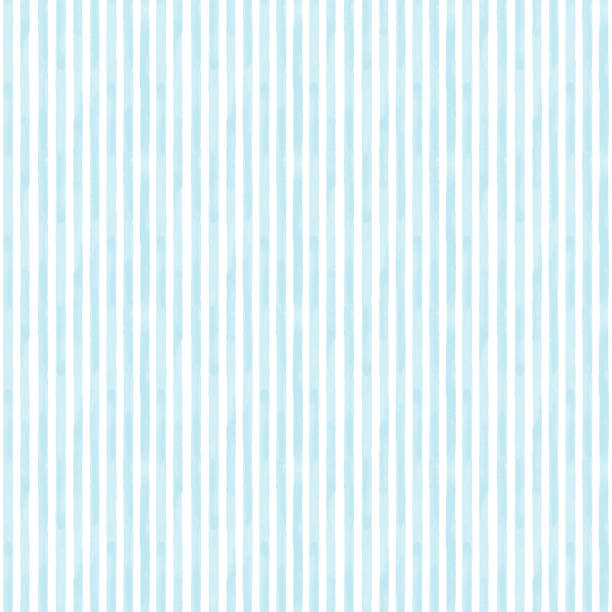 White and blue striped seamless pattern vector art illustration