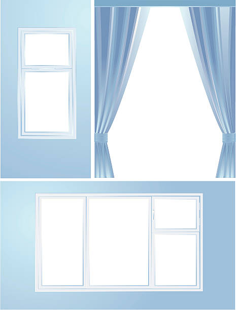 windows vector art illustration