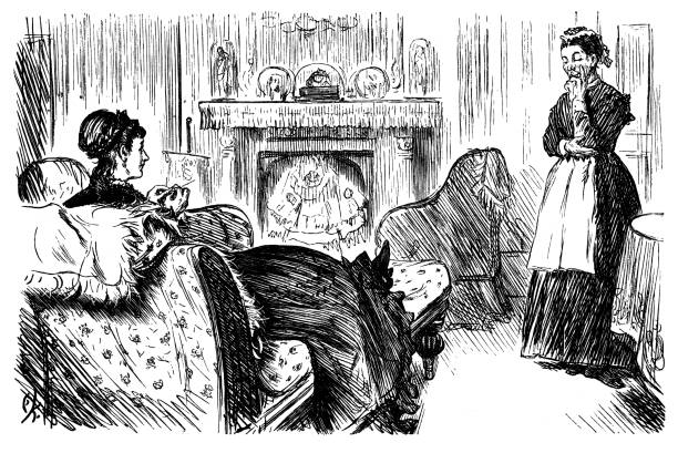Victorian Maid Illustrations, Royalty-Free Vector Graphics & Clip Art ...