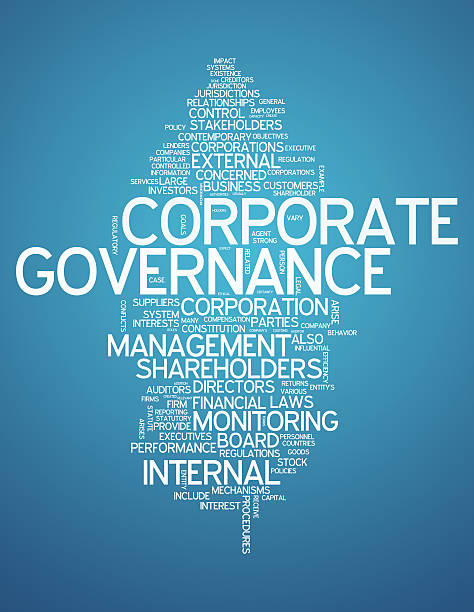 Word Cloud Corporate Governance Word Cloud with Corporate Governance related tags board of directors stock illustrations