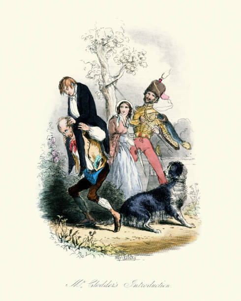 stockillustraties, clipart, cartoons en iconen met werkende man die dronken aristocratische man op zijn rug - piggyback funny