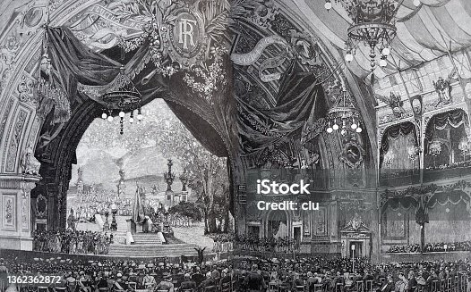 istock World exhibition Paris 1889 - Ode triomphale performance 1362362872