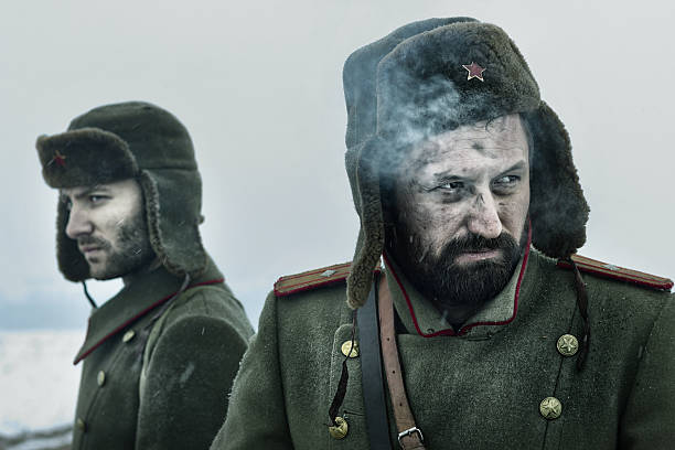 wwii - russian army stok fotoğraflar ve resimler