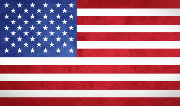 USA FLAG stock photo