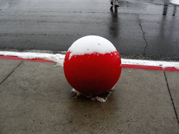 RED BALL stock photo