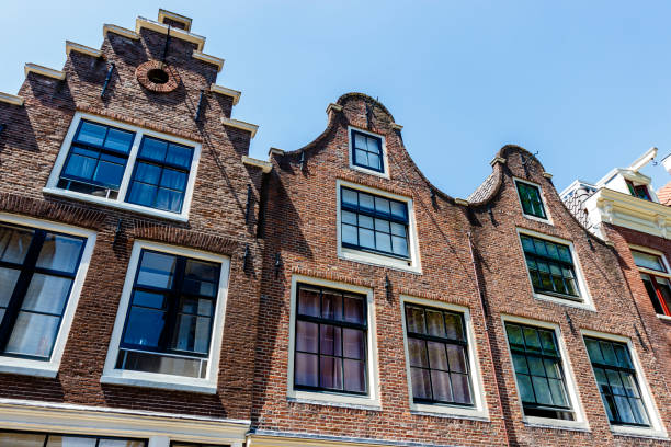 17th century houses at Zandhoek - Realeneiland, Amsterdam, Noord-Holland, The Netherlands, Europe 17th century houses at Zandhoek - Realeneiland, Amsterdam, Noord-Holland, The Netherlands, Europe amsterdam noord stock pictures, royalty-free photos & images