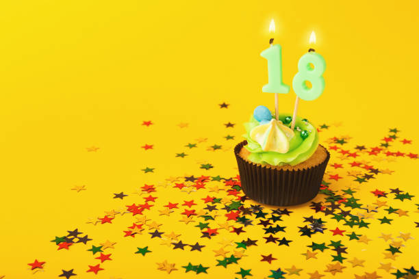 Velas pastel de cumpleaños 30 20x servilletas diapositivas presión feliz cumpleaños 18 