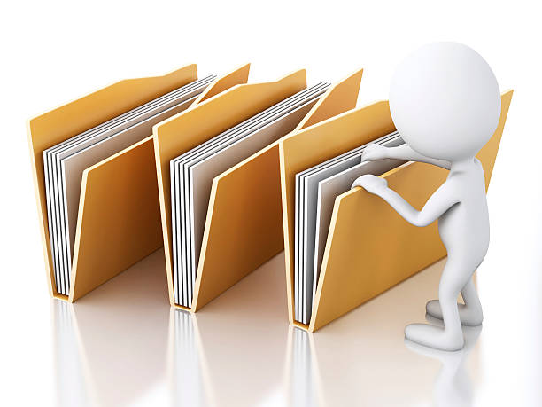 Best White 3d Man With Yellow Office Folders Stock Photos Best White 3d Man With Yellow Office Folders Stock Photos