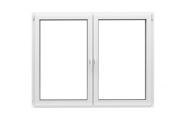 3d window frame on white background 3d window frame on white background window frame stock pictures, royalty-free photos & images