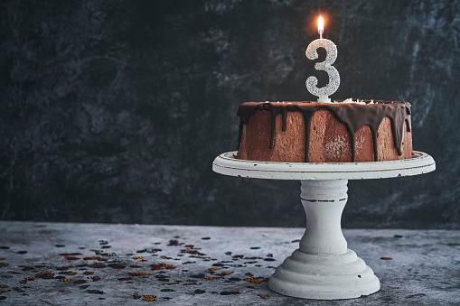 3rd Birthday Cake Stock Photo Download Image Now Istock