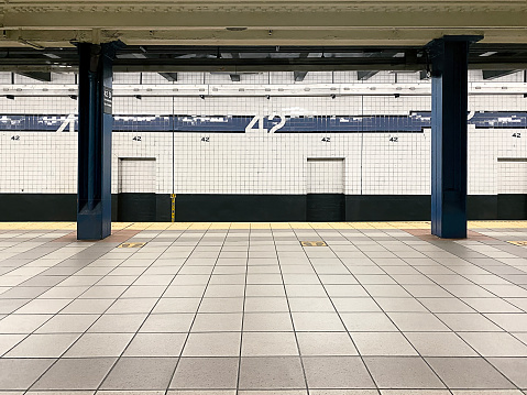 42nd street subway station in New York City