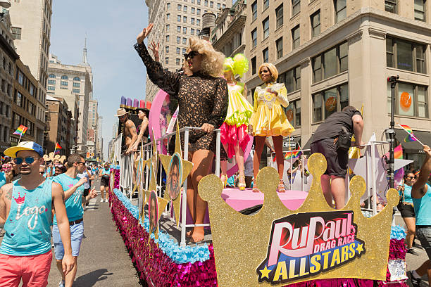 46th annual Pride parade in New York city stock photo