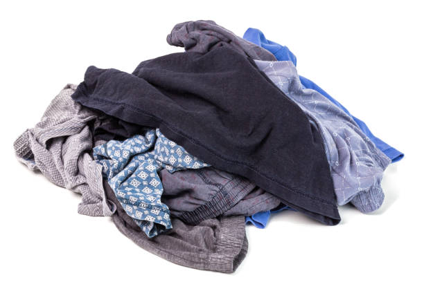 a small pile of clean and dry panties and t-shirts - isolated on white background a small pile of clean and dry panties and t-shirts - isolated on white background. bubonic plague photos stock pictures, royalty-free photos & images