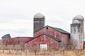 istock Abandoned Farm Buildings with Copy Space 1393671993
