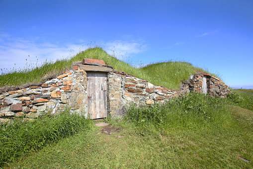 An old, abandoned Root Cellar. It was used to store food and produce before refrigeration was invented.  