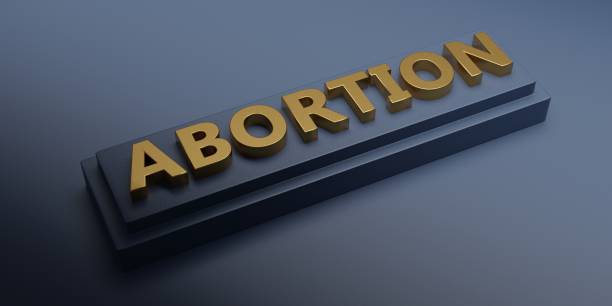 abtreibungskonzept. soziales, menschenrechte goldene buchstaben text auf blau. 3d-rendern - my body my choice abortion stock-fotos und bilder