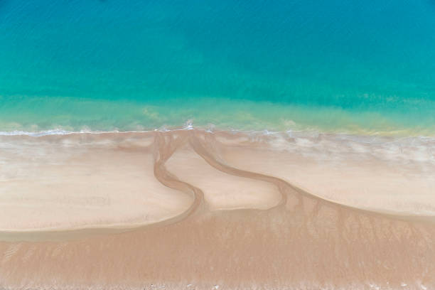 Above Cable Beach Western Australia stock photo