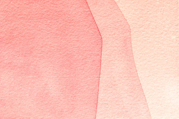 Abstract art background light pink and coral colors. Watercolor painting on canvas with gradient. Abstract art background light pink and coral colors. Watercolor painting on canvas with rose stains and gradient. Fragment of artwork on paper with pattern. Texture backdrop. coral colored stock pictures, royalty-free photos & images