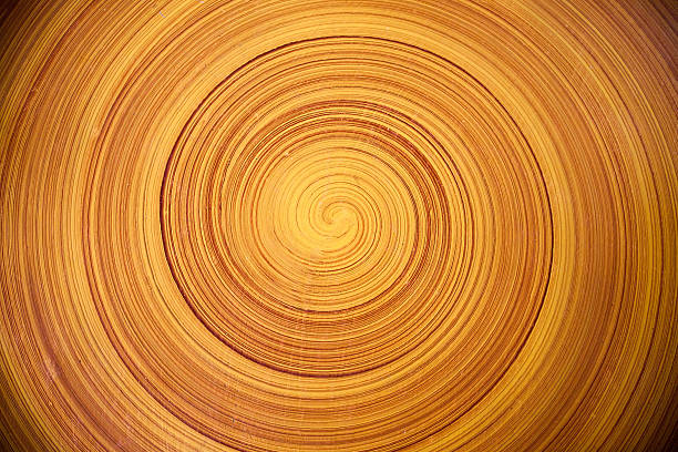 Abstract background of Swirl Tree ring or wood log stock photo