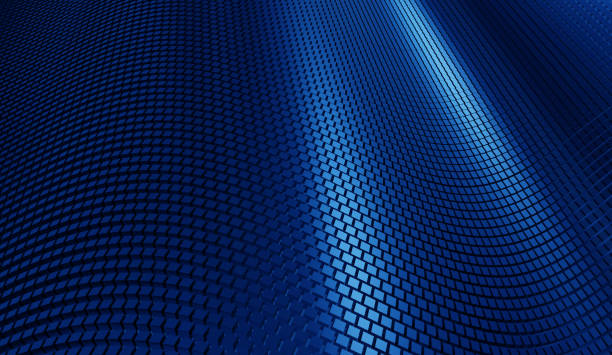 Abstract blue background - Geometric texture