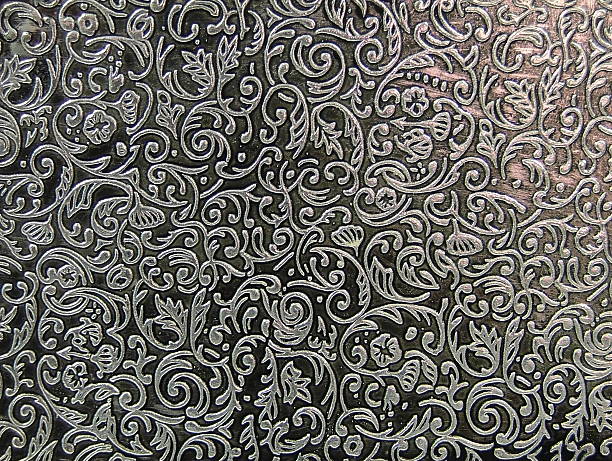 abstract celtic inlay stock photo