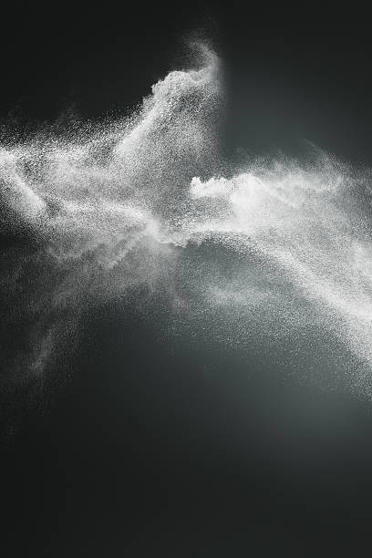 Abstract dust cloud design stock photo