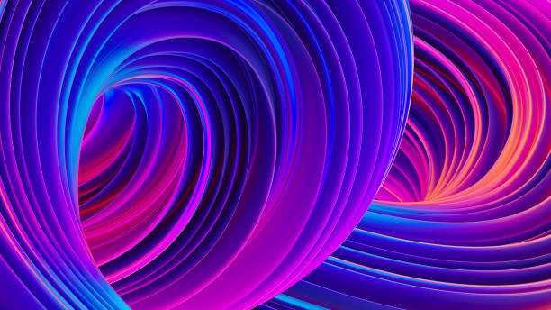 3D Abstract fluid background with holographic liquid shapes in motion Abstract fluid background. Trendy liquid shapes. Dynamic composition with glowing lines. Ultraviolet vibrant colors. Festive wrapping foil. 3D rendering. paint neon color neon light ultraviolet light stock pictures, royalty-free photos & images