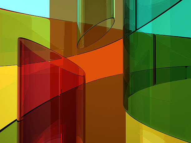 abstract glassy background - glas materiaal stockfoto's en -beelden