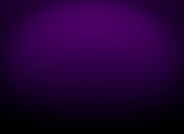 abstract gradient dark purple background. gradient dark purple color with black vignette using as a background - roxo imagens e fotografias de stock