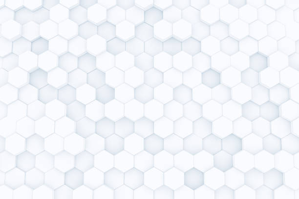 Abstract hexagon honeycomb background stock photo