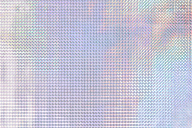 ホログラムの色とりどりのパステル魔法の虹別の陰で輝いているお祭りの背景を抽象化します。 - ホログラム ストックフォトと画像