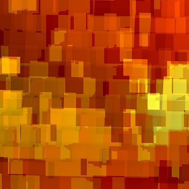 Abstract Orange Background for Design Artworks. Wallpaper Pattern. Overlapping Squares.​​​ foto