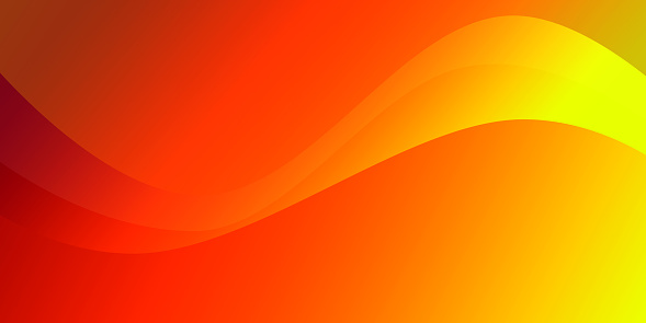 Abstract orange background with waves