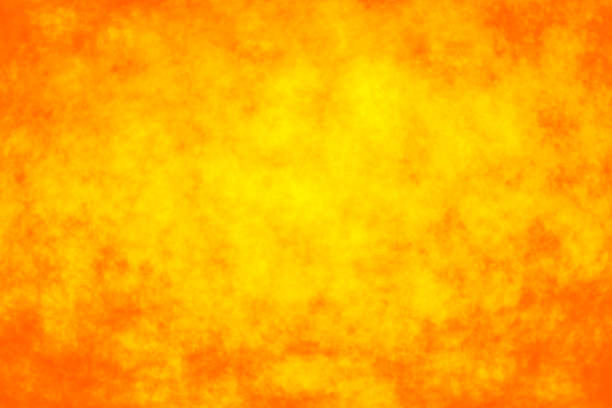 Abstract orange fire bokeh background stock photo