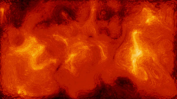 Abstract Paint Fire stock photo