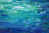 Abstract painting of water