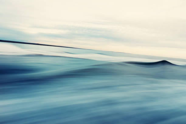 抽象的な海と空の背景 - スピリチュアル 写真 ストックフォトと画像