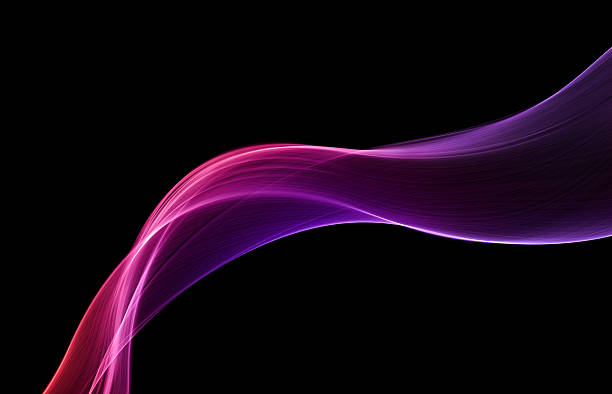 abtract smoke shape in purple stock photo