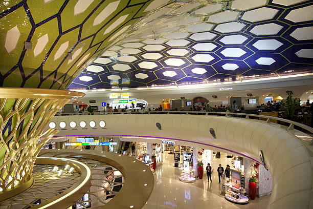 Abu Dhabi International Airport stock photo