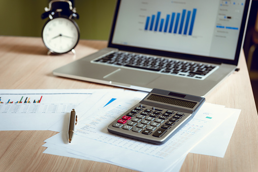 Accounting Business Concept Business Accounting Report And Financial  Statement On Table Desk Stock Photo - Download Image Now - iStock