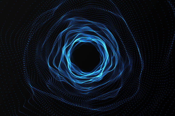 전체 우주. 공간에서 여행. 시간 여행입니다. 우주에서 임시 공간 극복의 장면입니다. 3 차원 렌더링 - black hole 뉴스 사진 이미지